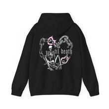 Load image into Gallery viewer, 'TIL DEATH HOODIE (pink)