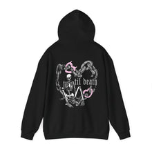 Load image into Gallery viewer, 'TIL DEATH HOODIE (pink)