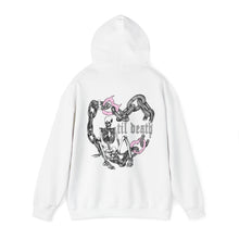Load image into Gallery viewer, 'TIL DEATH HOODIE (pink)
