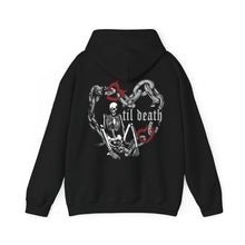 Load image into Gallery viewer, 'TILL DEATH HOODIE (red)
